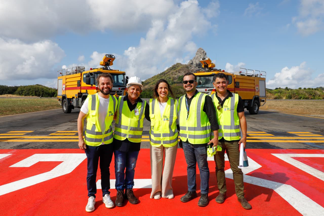 Governadora Raquel Lyra chega a Fernando de Noronha e inaugura pistas de  taxiamento e pátio de aeronaves do Aeroporto Governador Carlos Wilson –  Portal Das Cidades PE